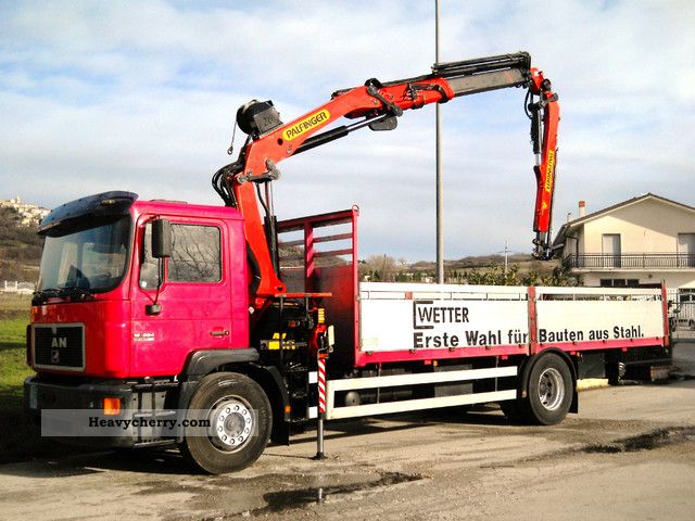 1998 MAN  18 264 MLC Truck over 7.5t Truck-mounted crane photo