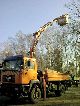 MAN  19 314 FAK radio crane basket winter maintenance work 1999 Hydraulic work platform photo