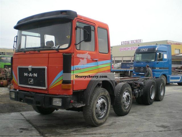 1987 MAN  33 362 26 362 8X4 Truck over 7.5t Chassis photo