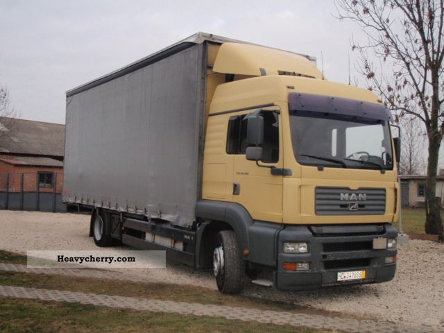 2004 MAN  18 360 MANUAL Truck over 7.5t Stake body and tarpaulin photo