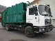 1989 MAN  17-192 Truck over 7.5t Refuse truck photo 1