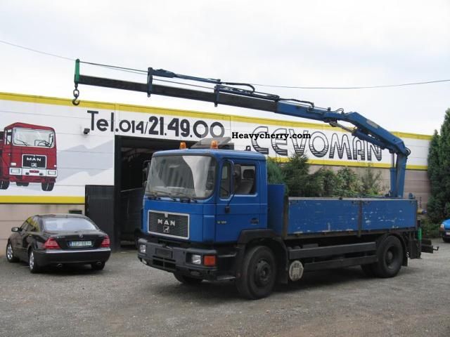 1994 MAN  19 322 Truck over 7.5t Truck-mounted crane photo