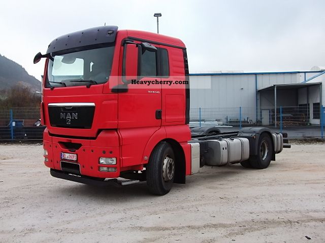 2008 MAN  TGX 18.540 XL switches intarder Truck over 7.5t Chassis photo