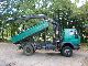 1998 MAN  18 264 AK 4x4 Hiab 071 crane Truck over 7.5t Three-sided Tipper photo 1