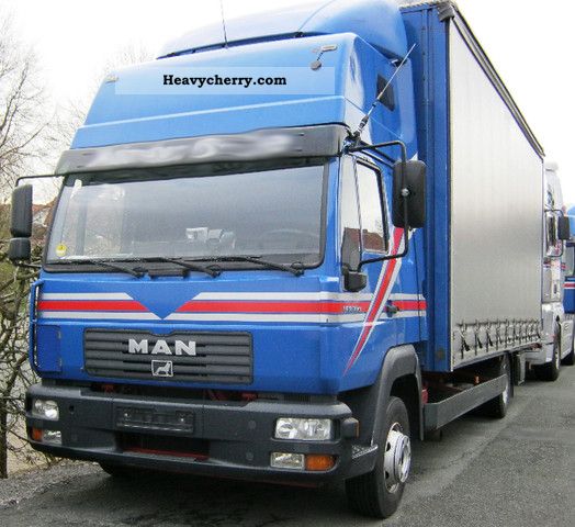 2004 MAN  L2000 8224 BL Truck over 7.5t Stake body and tarpaulin photo
