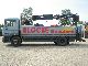 2000 MAN  18 284 Flatbed / Heckran Atlas 125.1 / 3 Truck over 7.5t Stake body photo 3