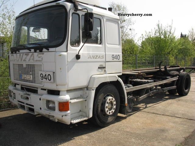 1992 MAN  17 322 AC chassis chassis BDF accident Truck over 7.5t Chassis photo