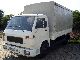 1992 MAN  G90 8150 Van or truck up to 7.5t Stake body and tarpaulin photo 1