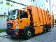 MAN  25 264 garbage trucks 6x2 Faun F2000 18 +2 / 211 euro2 2000 Refuse truck photo