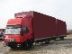 2003 MAN  8180 + Duza Kabina przyczepa Truck over 7.5t Stake body and tarpaulin photo 1