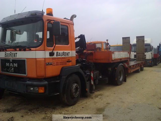 1998 MAN  Hiab crane 19 343 0.90 Semi-trailer truck Standard tractor/trailer unit photo