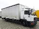 2004 MAN  ME 14.280 4x2 LL liftgate Truck over 7.5t Stake body and tarpaulin photo 1