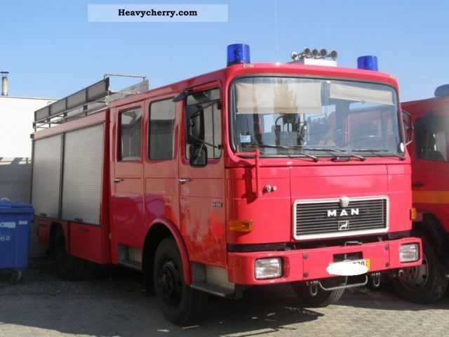 1990 MAN  14 192 FA, FIRE-FIRE ENGINE Truck over 7.5t Other trucks over 7 photo