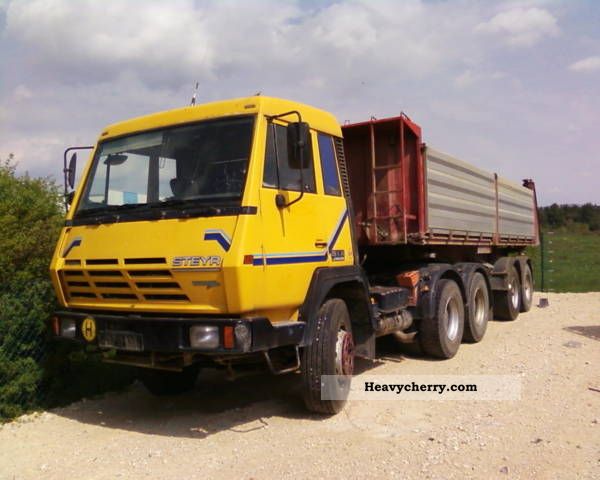 1997 MAN  Steyr 26 S 36 6x4 Truck over 7.5t Stake body photo