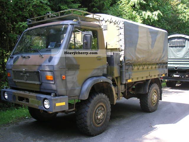 1989 MAN  VW 8.136 FAE 4x4 military Van or truck up to 7.5t Stake body photo