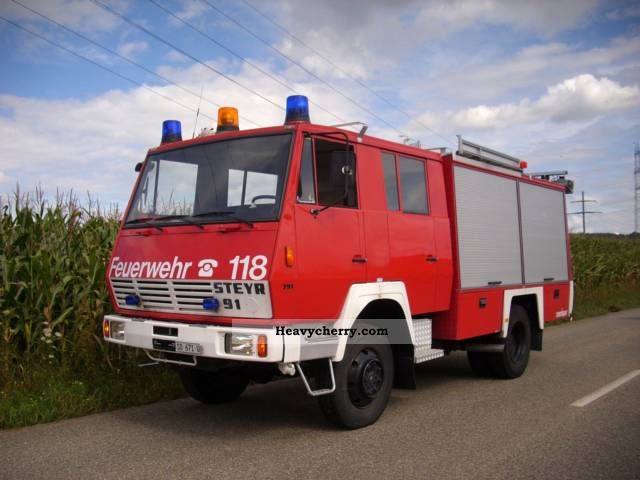 1988 MAN  STEYR 791 210 firefighters TLF 4x4 Fire-truck Van or truck up to 7.5t Ambulance photo