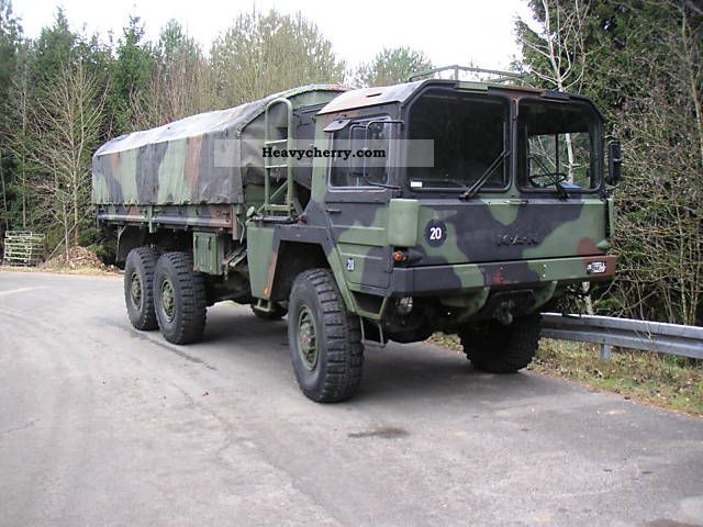 1979 MAN  KAT 1 6x6 military BW Truck over 7.5t Stake body photo