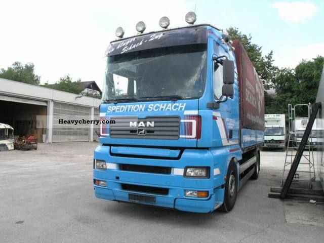 2003 MAN  TGA XXL 18 480 without a motor accident Truck over 7.5t Stake body and tarpaulin photo