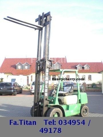 1997 Mitsubishi  FD30 diesel / diesel particulate filter / 3rd control circuit Forklift truck Front-mounted forklift truck photo