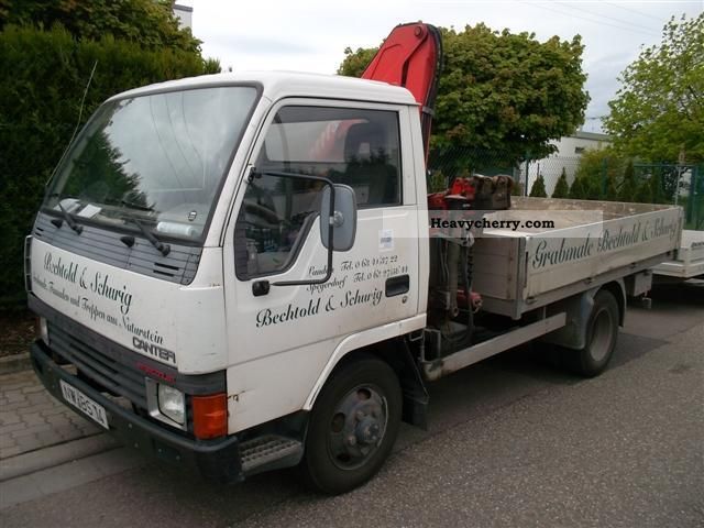 1994 Mitsubishi  canter Van or truck up to 7.5t Truck-mounted crane photo