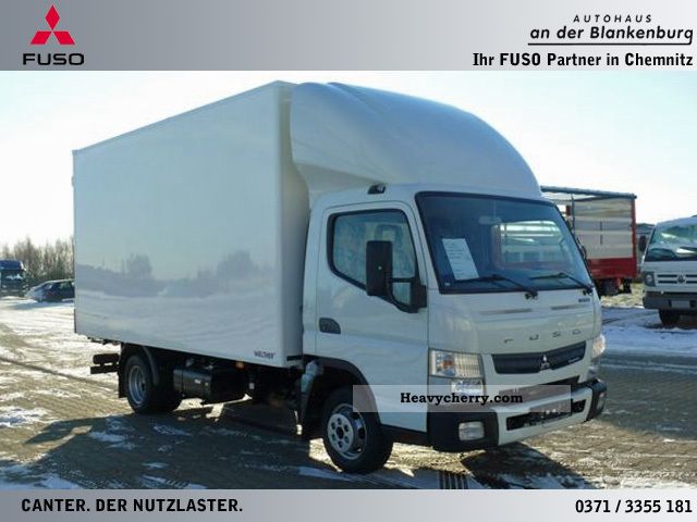2012 Mitsubishi  Canter 3C13 lightweight box WALTHER Duonic AHK Van or truck up to 7.5t Box photo