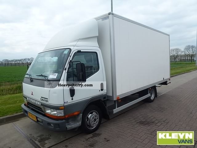 2000 Mitsubishi  Canter FB 631 Van or truck up to 7.5t Box-type delivery van photo