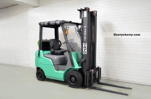 2004 Mitsubishi  FG 15, SS, TRIPLEX, CAB, ONLY 5806Bts! Forklift truck Front-mounted forklift truck photo