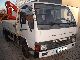 1994 Mitsubishi  Canter platform with rear crane Van or truck up to 7.5t Stake body photo 1