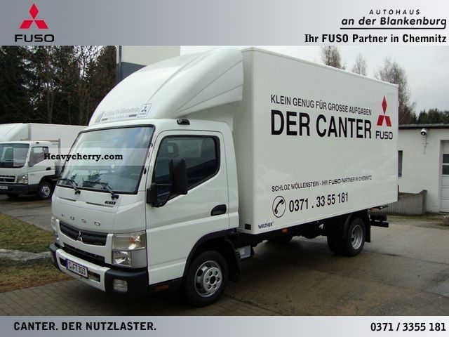 2012 Mitsubishi  Canter 3C13 lightweight box start-stop AHK KK Van or truck up to 7.5t Box photo