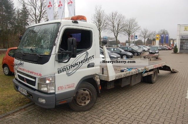 2006 Mitsubishi  Canter 75 air tow / car transport Van or truck up to 7.5t Car carrier photo