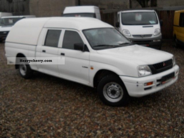 2001 Mitsubishi  L200 SUPER TANIO, Dobry, DOUBLE CAB Van or truck up to 7.5t Box photo