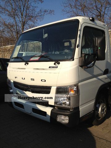 2012 Mitsubishi  FUSO CANTER 3C13 EURO5 TF + EEV / TIPPER with AHK Van or truck up to 7.5t Tipper photo