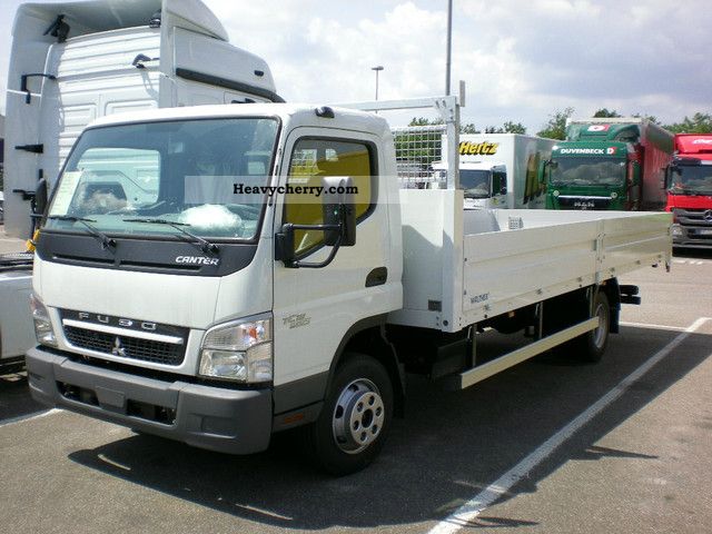 2011 Mitsubishi  7C15 scaffolding platform climate Van or truck up to 7.5t Stake body photo