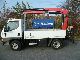 2004 Mitsubishi  Canter 7C14 with HMF rear loading crane Van or truck up to 7.5t Stake body photo 2