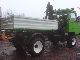 1992 Multicar  M25 MOD'91 CREEPER 4X4 WINCH CRANE FOREST Van or truck up to 7.5t Three-sided Tipper photo 3