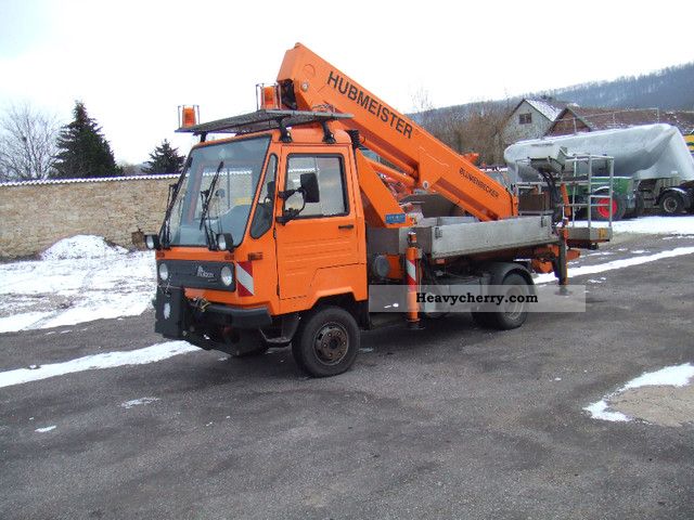 2001 Multicar  M26 4x4 access platform 19m Hubmeister Van or truck up to 7.5t Hydraulic work platform photo