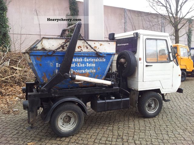 1991 Multicar  M25 1.9 VW engine-off containers, container Van or truck up to 7.5t Dumper truck photo