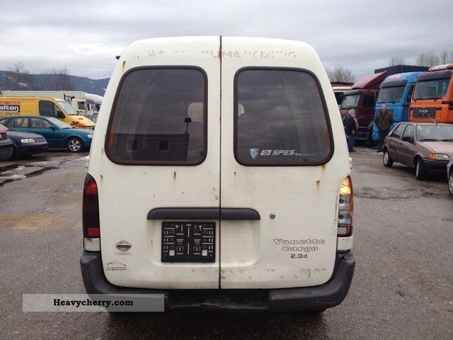 Nissan vanette vehicle weight #3