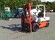 Nissan  3 T. + GAS VALVE PAGE 1990 Front-mounted forklift truck photo