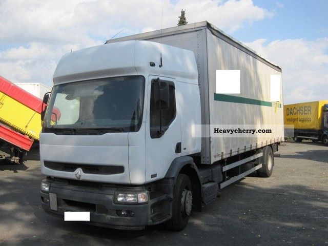 2005 Renault  Dci 18 T.370, HP, LBW.Schiebeg.Edscha Truck over 7.5t Stake body and tarpaulin photo