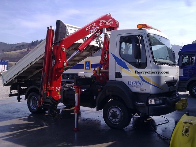 2004 Renault  midlum 4x4 220dxi Truck over 7.5t Truck-mounted crane photo