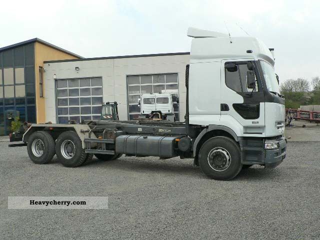 2004 Renault  Premium 420 DCI 6X2 Meiller with hooks Truck over 7.5t Roll-off tipper photo