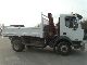 2002 Renault  Midlum 270dci Fassi F080 3 side tipper Truck over 7.5t Tipper photo 1