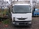 Renault  Midlum 150 dci differential damage 2004 Stake body and tarpaulin photo
