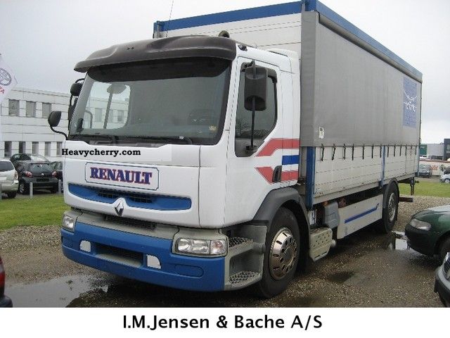 1999 Renault  Premium Truck over 7.5t Stake body and tarpaulin photo