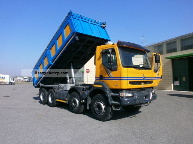 2001 Renault  Kerax 400CDI trucks 8x4 air export 24.500Euro Truck over 7.5t Tipper photo