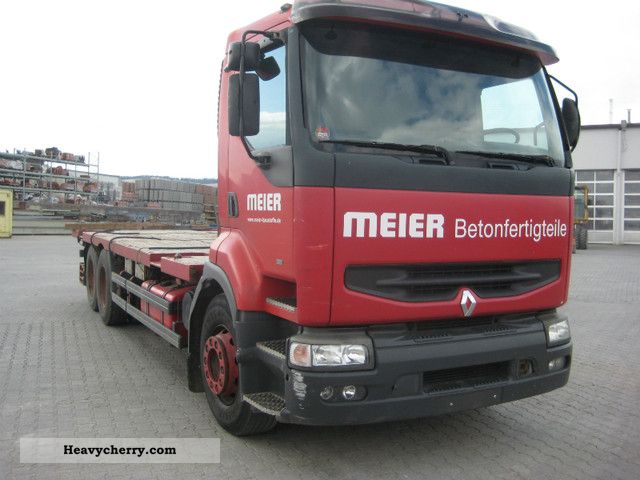 1997 Renault  Premium 380 Platform 6 x 2 Truck over 7.5t Stake body photo