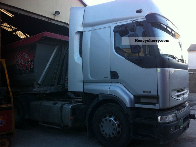2005 Renault  420 DCI, manual-gearbox, hydraulic dumping, retarder Semi-trailer truck Standard tractor/trailer unit photo