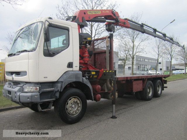 2001 Renault  340.26 6X4 + + PK 27000 WINCH Truck over 7.5t Stake body photo
