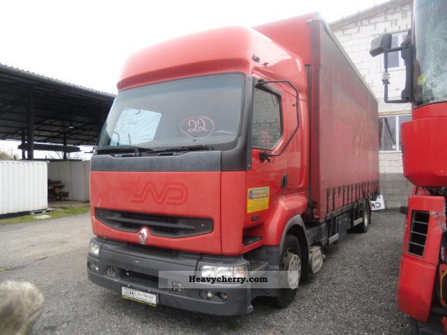2004 Renault  PREMIUM Truck over 7.5t Stake body and tarpaulin photo